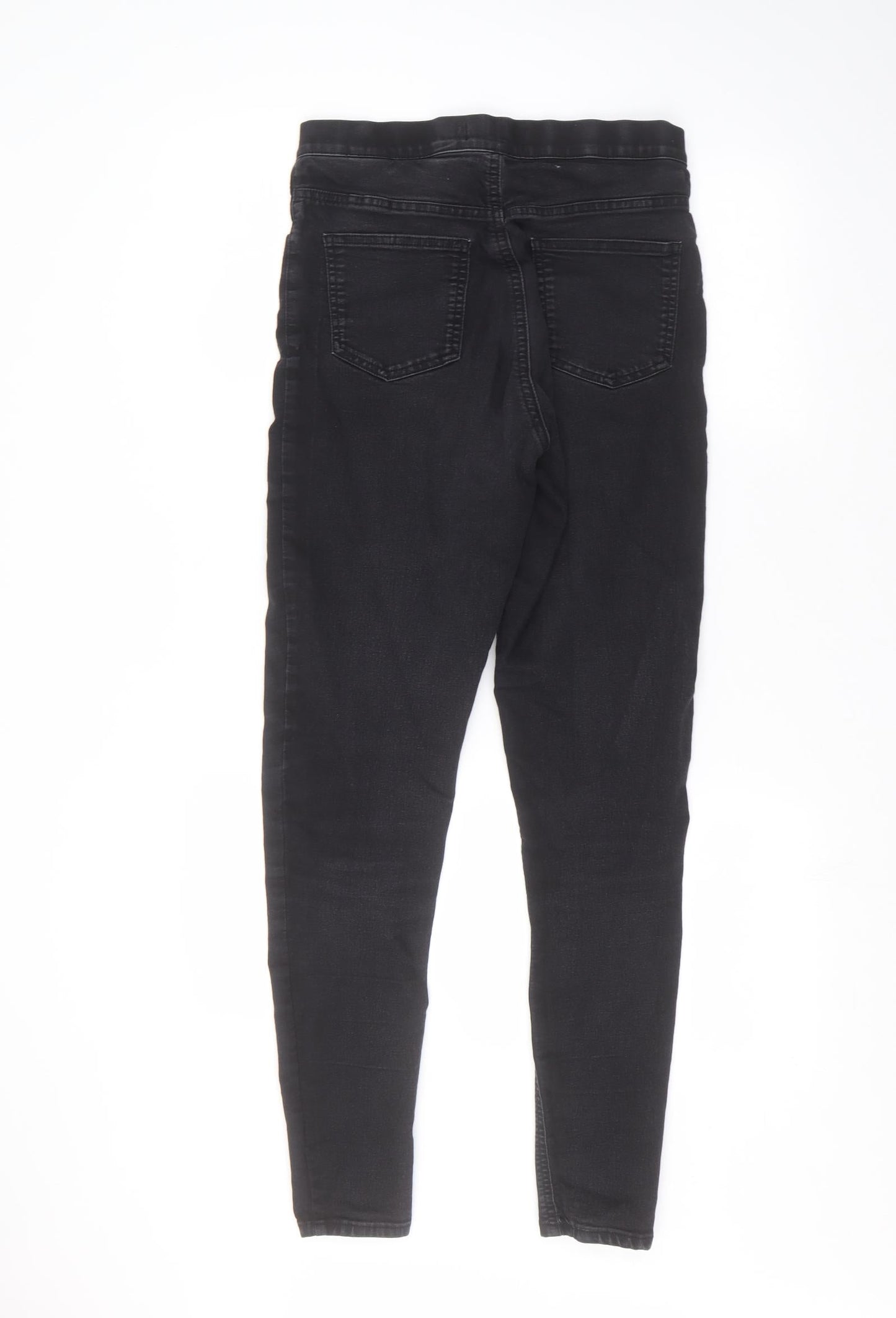 Marks and Spencer Womens Black   Straight Jeans Size 10 L28 in