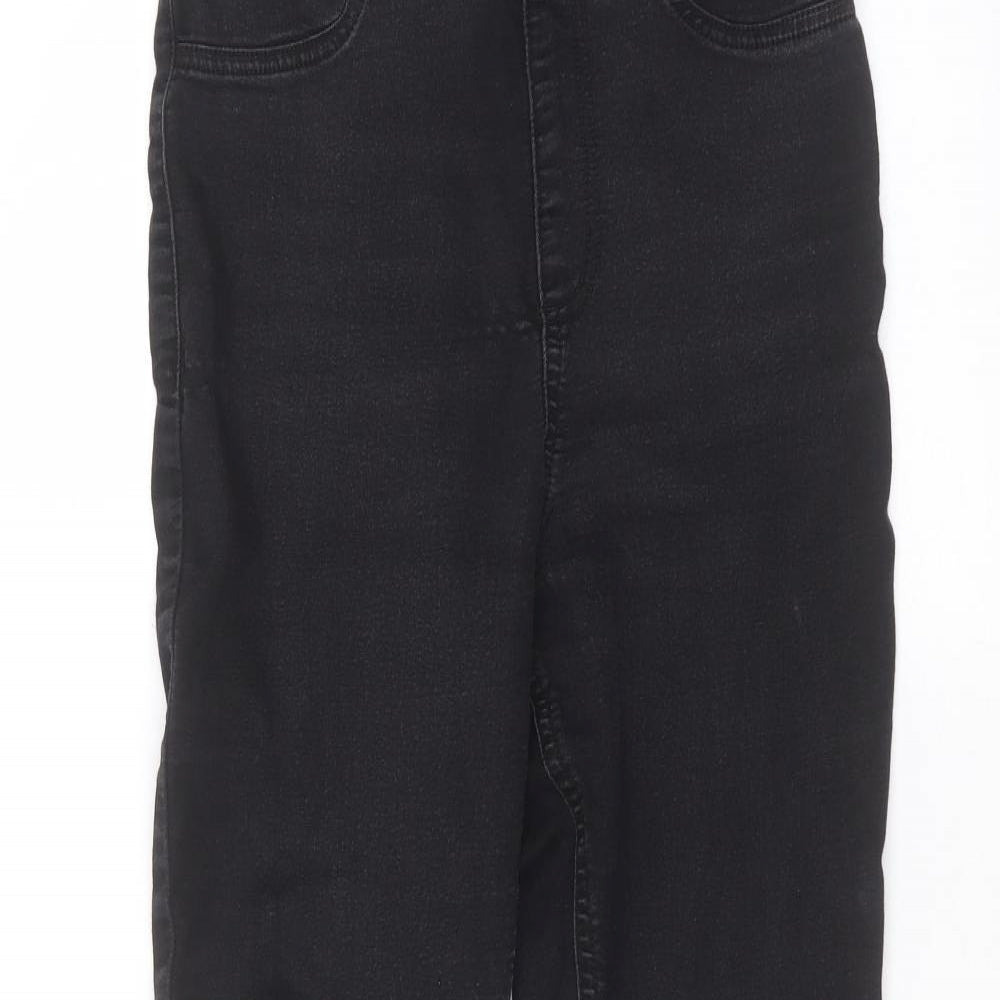 Marks and Spencer Womens Black   Straight Jeans Size 10 L28 in
