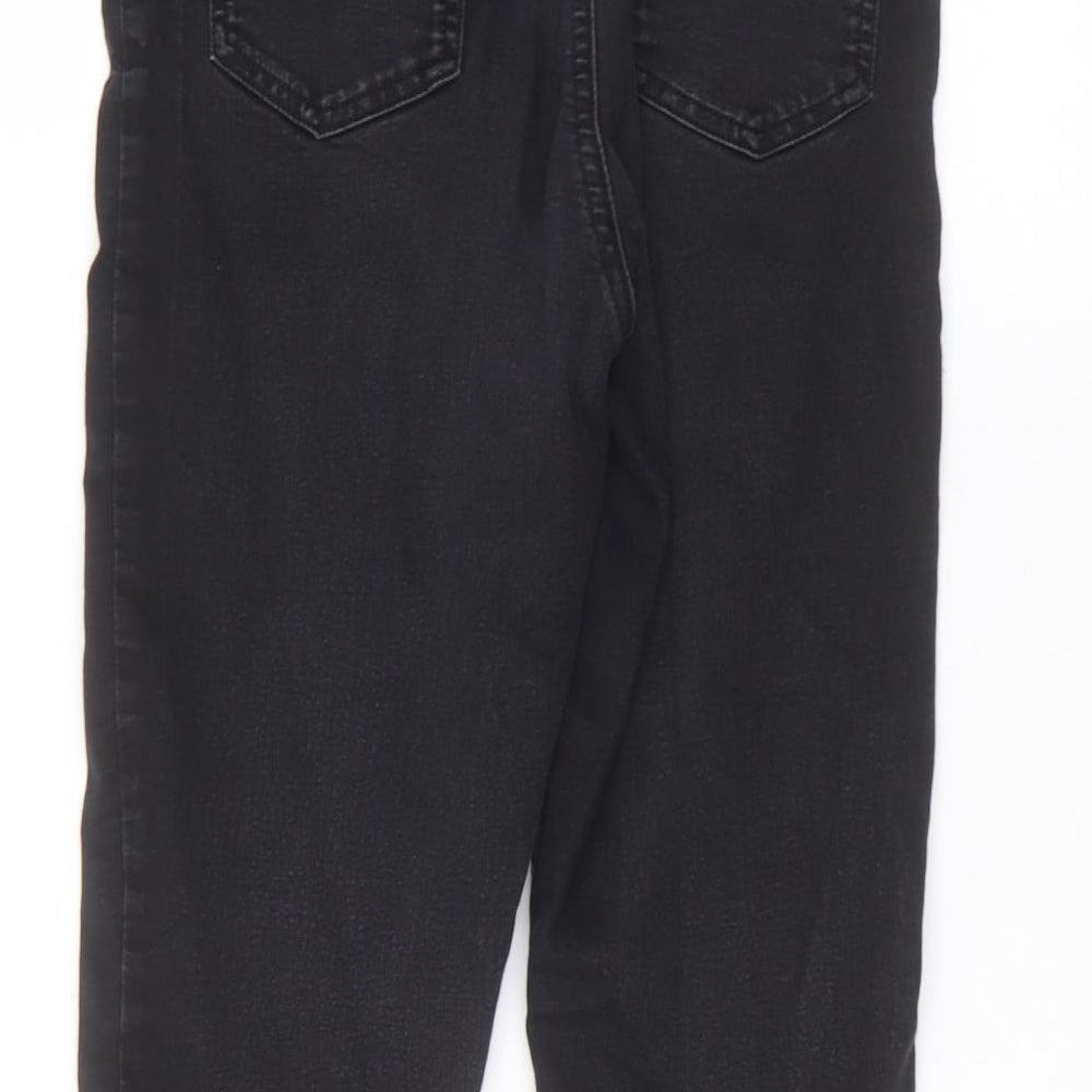 Marks and Spencer Womens Black   Straight Jeans Size 10 L28 in