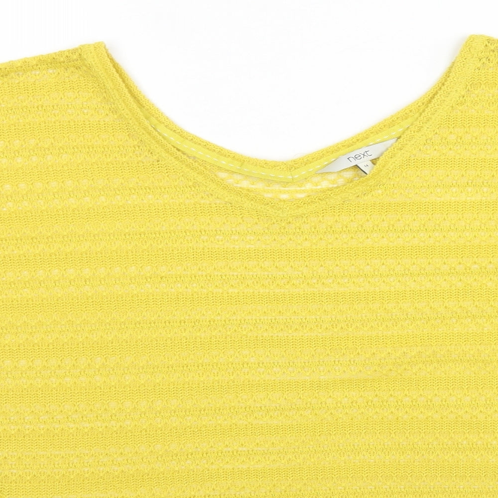 NEXT Womens Orange   Pullover Jumper Size 14