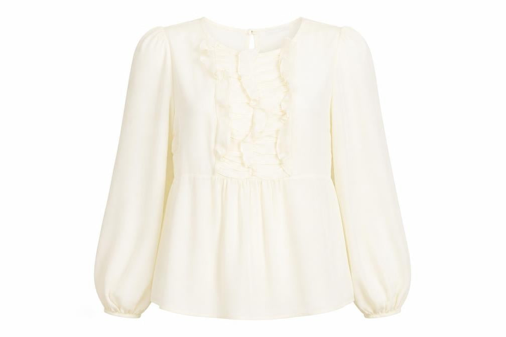 Atmosphere Womens Ivory   Basic Blouse Size 10