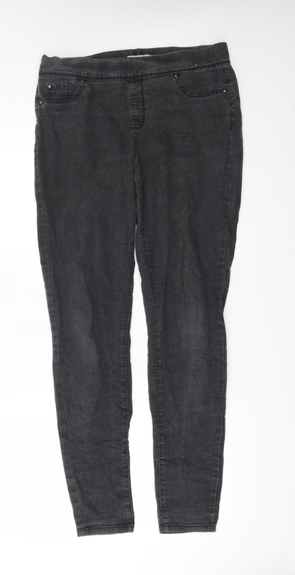 Preloved Primark Womens Grey   Jegging Jeans Size 14 L30 in - - Front