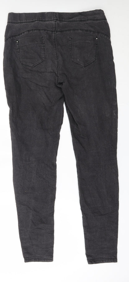 Preloved Primark Womens Grey   Jegging Jeans Size 14 L30 in - - Back