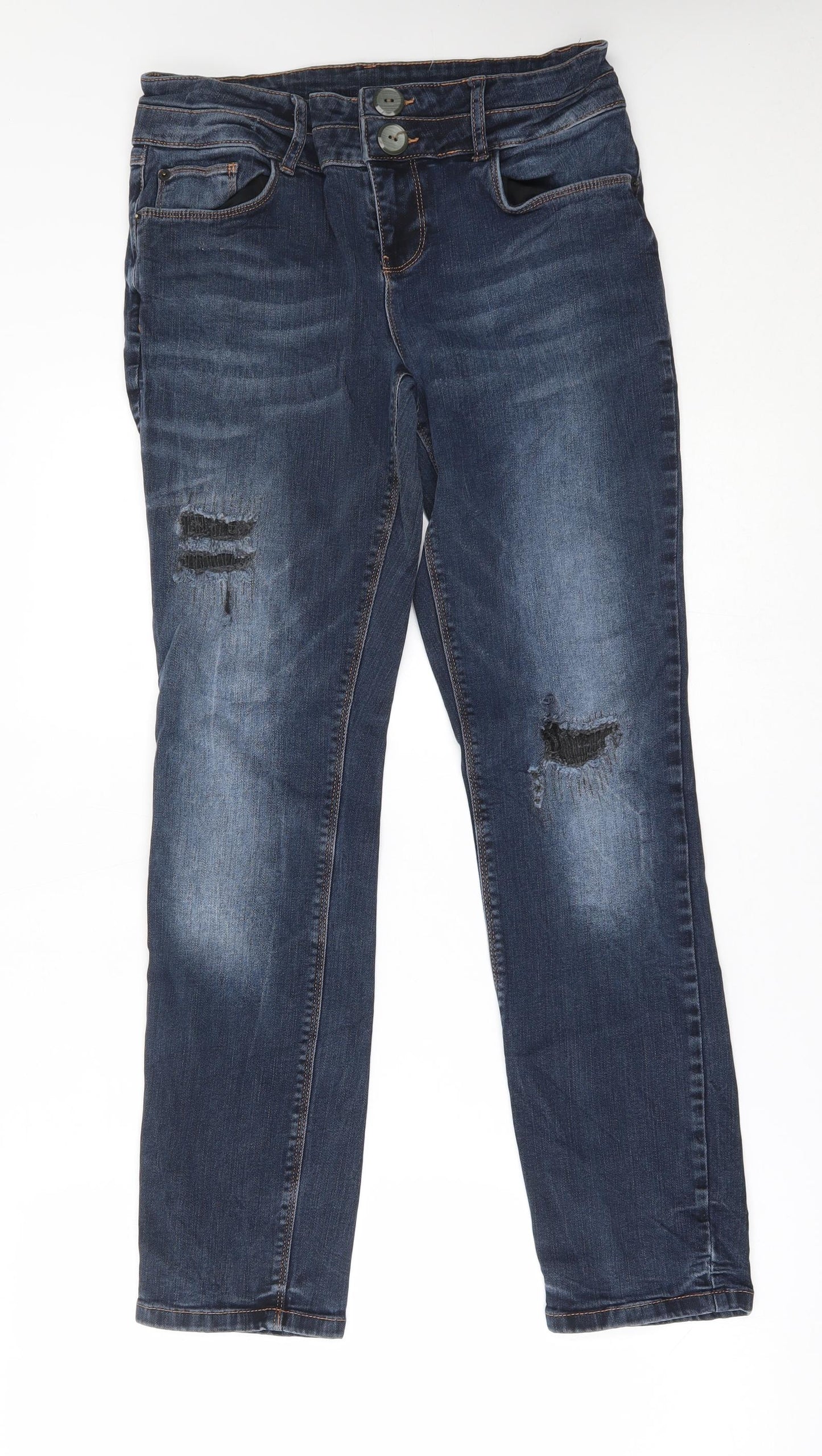 Street One Womens Blue   Straight Jeans Size 27 in L28 in