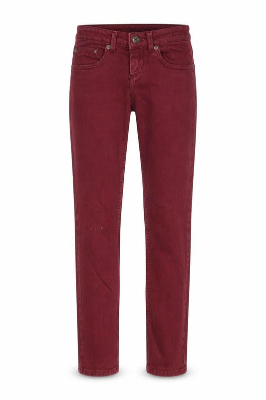 Topshop Womens Red   Skinny Jeans Size 26 in L30 in