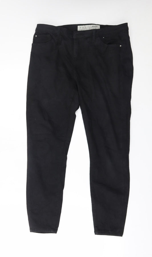 Primark Womens Black   Skinny Jeans Size 14 L26 in