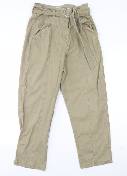 H&M Womens Beige   Tapered Jeans Size 12 L25 in