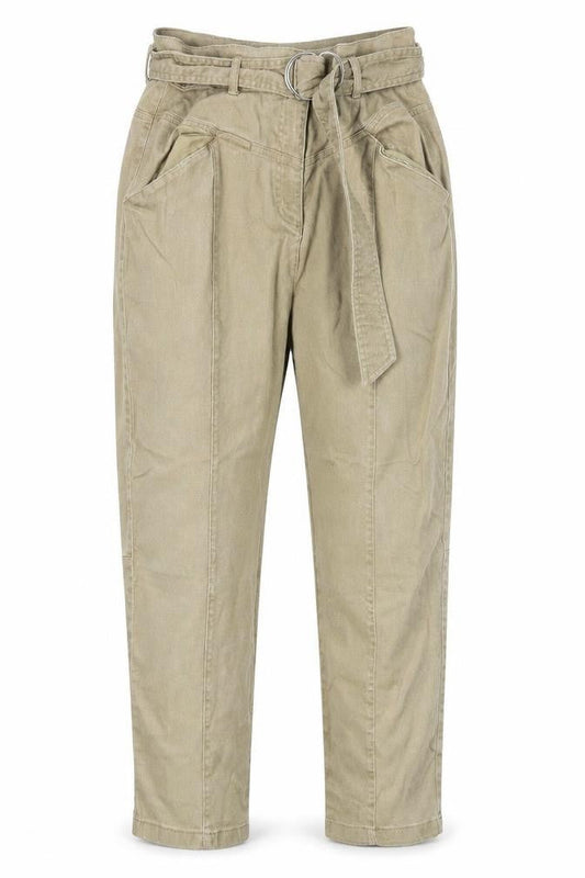 H&M Womens Beige   Tapered Jeans Size 12 L25 in