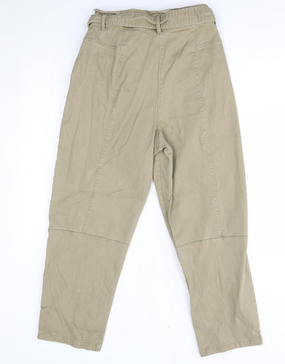 H&M Womens Beige   Tapered Jeans Size 12 L25 in