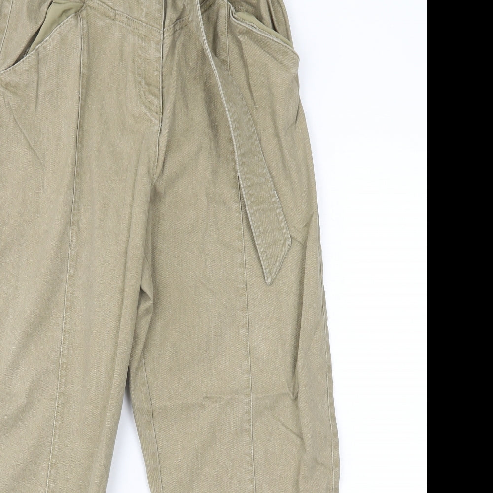 H&M Womens Beige   Tapered Jeans Size 12 L25 in