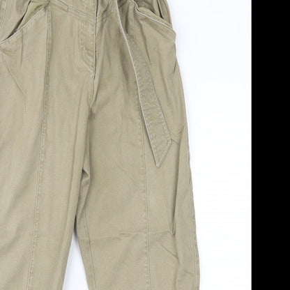 H&M Womens Beige   Tapered Jeans Size 12 L25 in