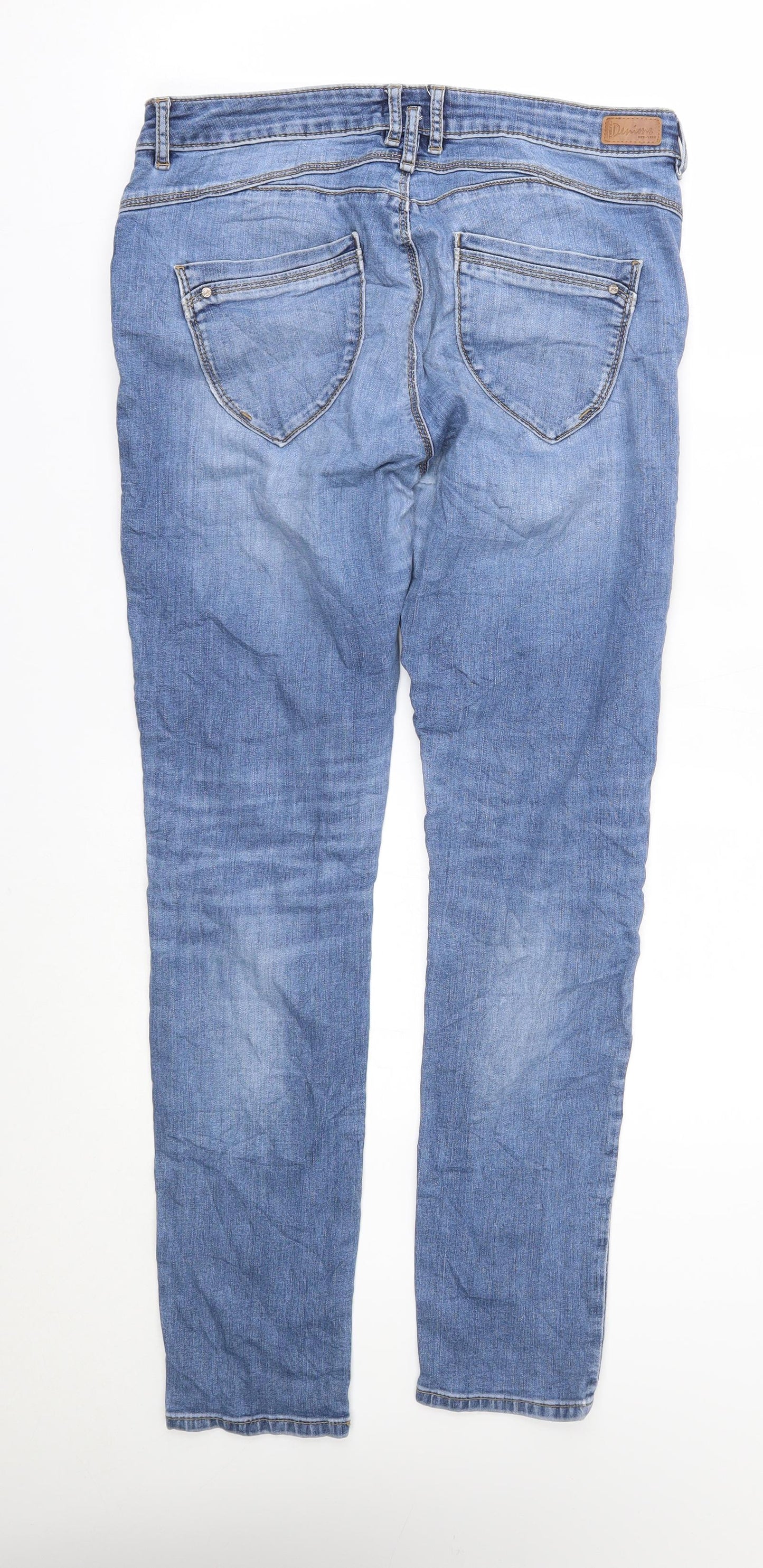 charles vogele Womens Blue   Straight Jeans Size 32 in L30 in