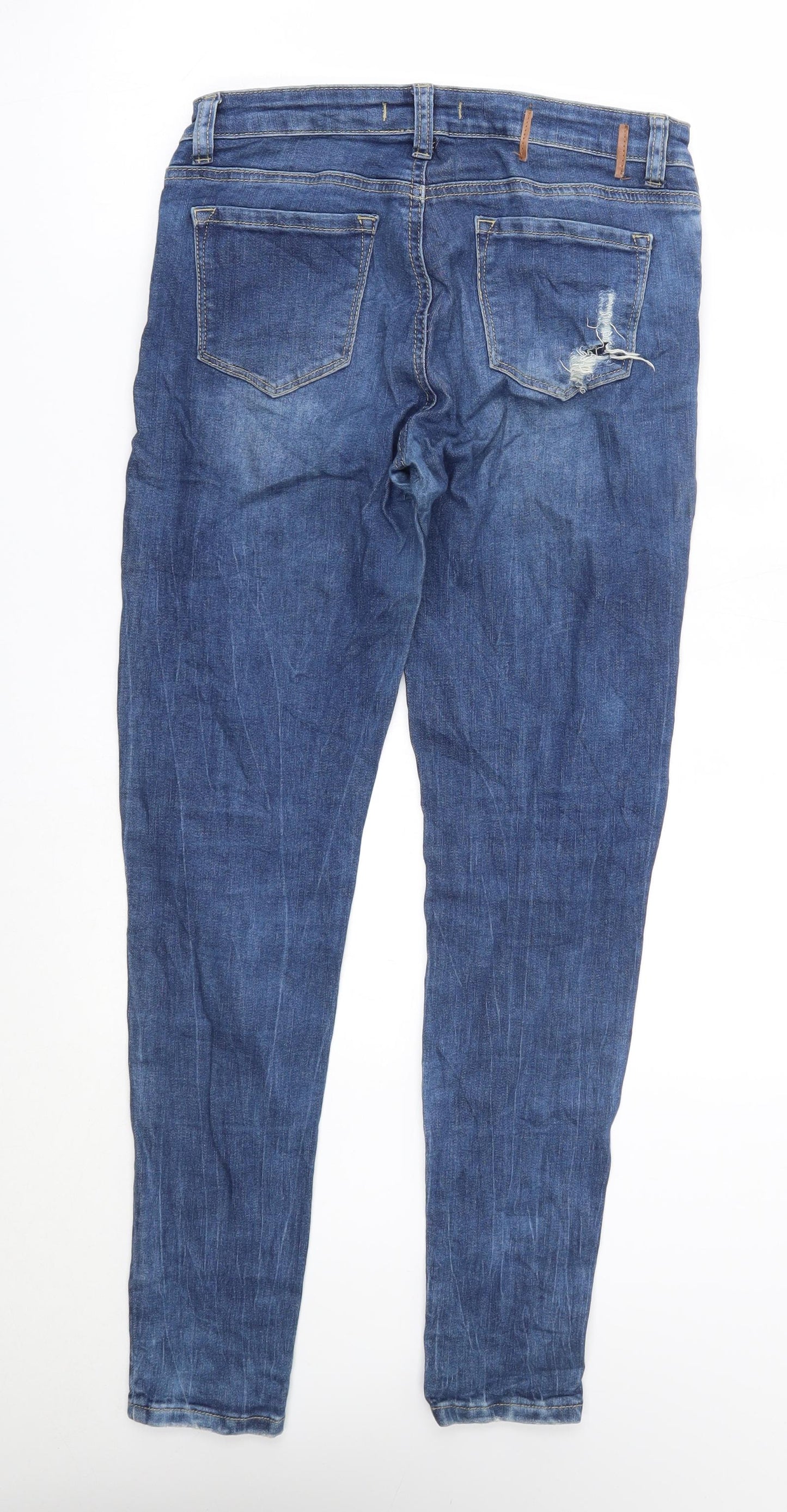 TALLY WEiJL Womens Blue   Skinny Jeans Size 8 L28 in