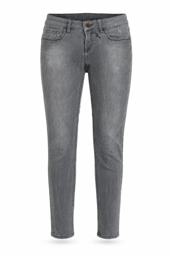Rich & Royal Womens Grey   Skinny Jeans Size 28 L30 in