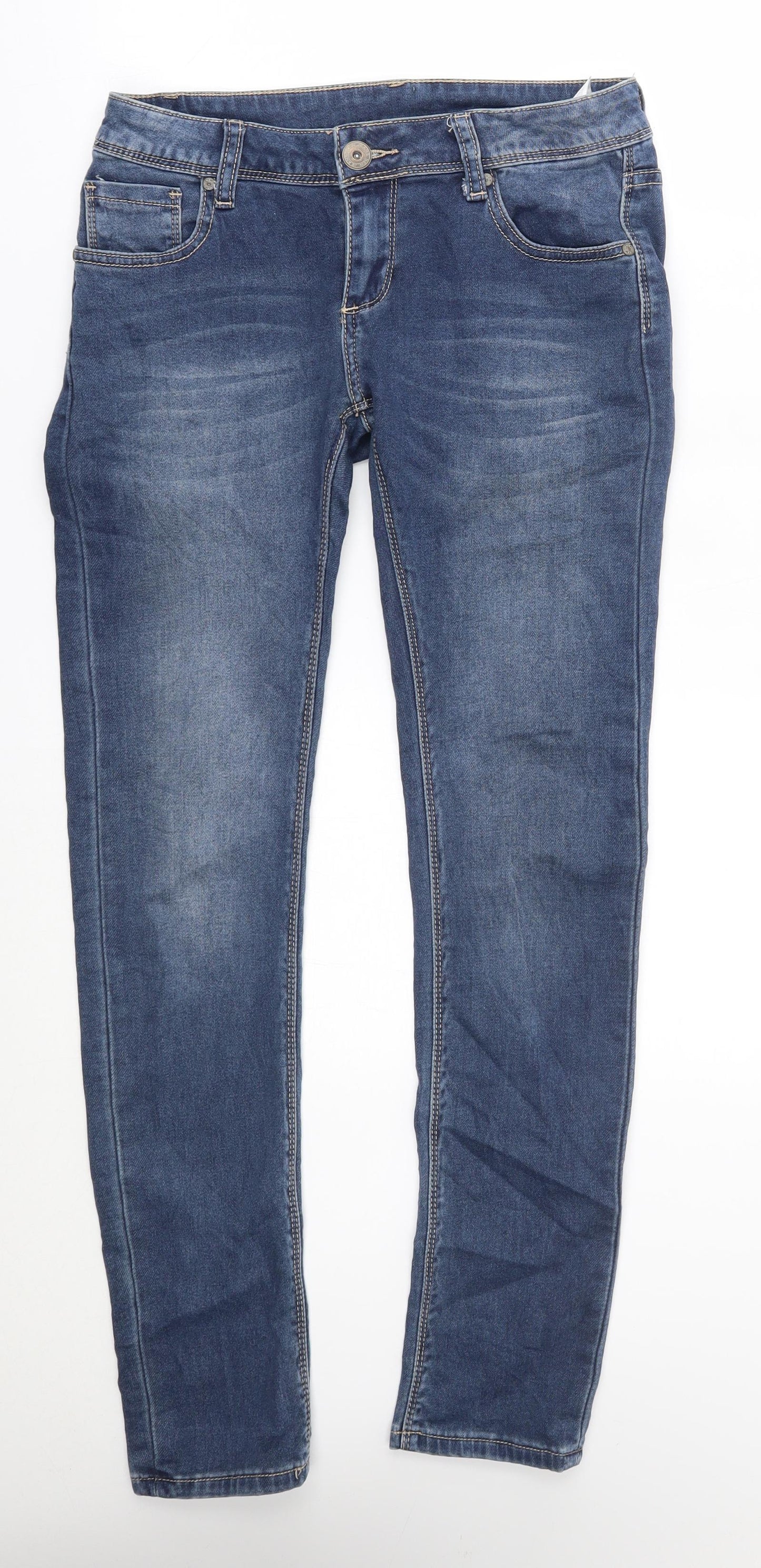 Preworn Womens Blue   Straight Jeans Size L L29 in