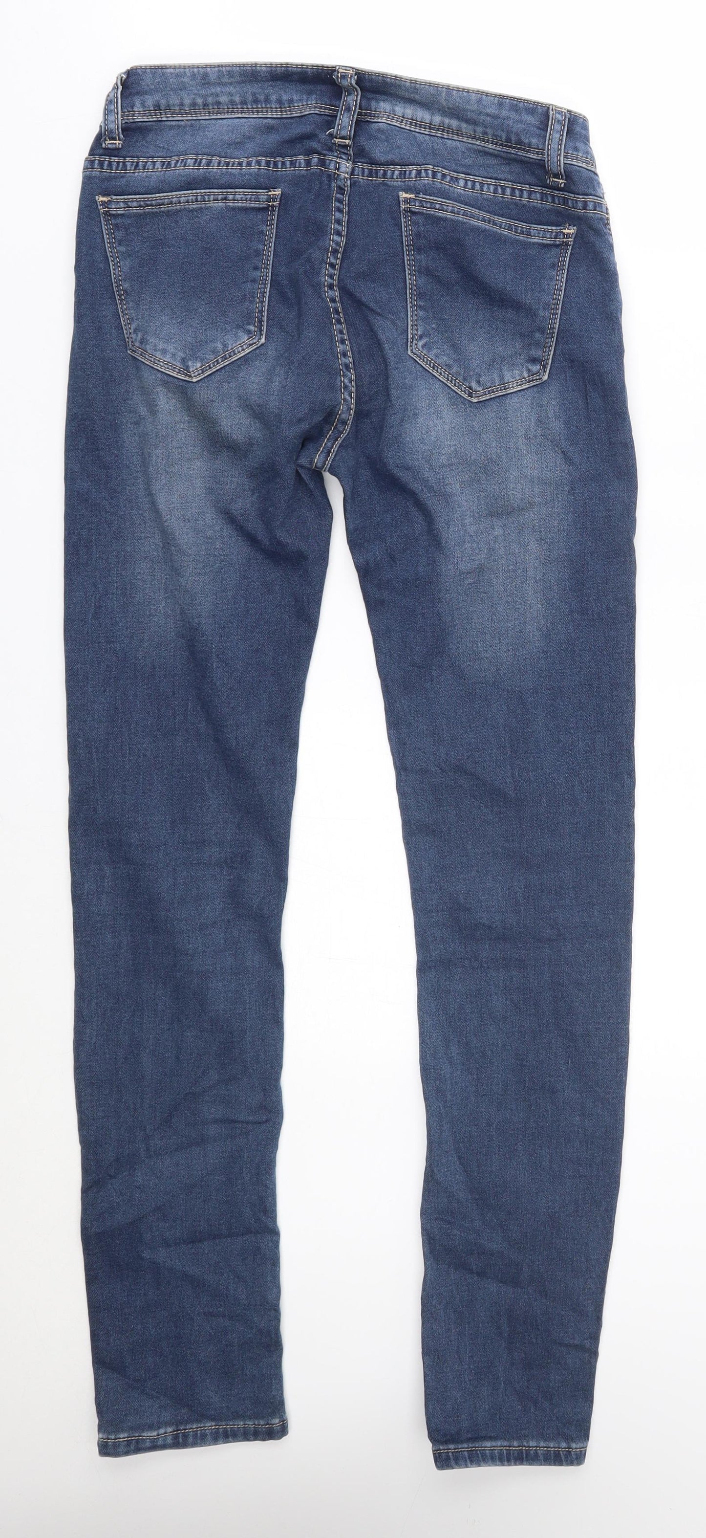 Preworn Womens Blue   Straight Jeans Size L L29 in