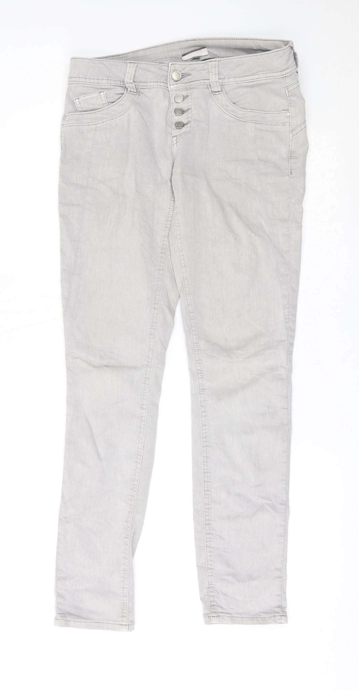 Street One Womens Grey   Straight Jeans Size 27 L30 in