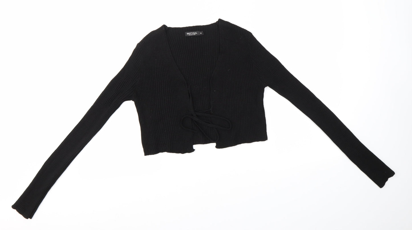 Nasty Gal Womens Black   Cardigan Jumper Size M