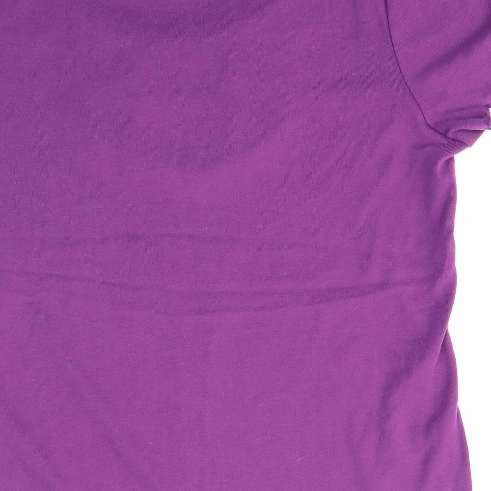 BM Womens Purple   Basic Blouse Size M