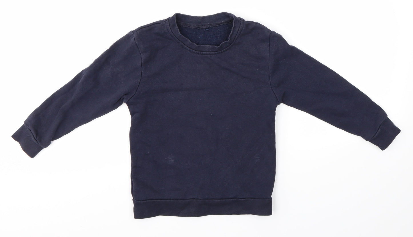 George Boys Blue   Pullover Jumper Size 5-6 Years