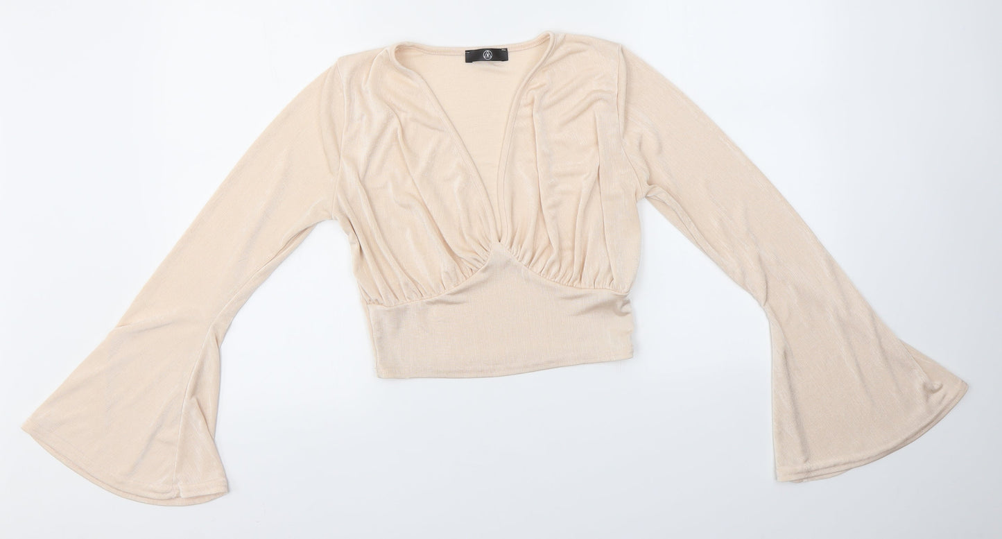 Missguided Womens Pink   Basic Blouse Size 12