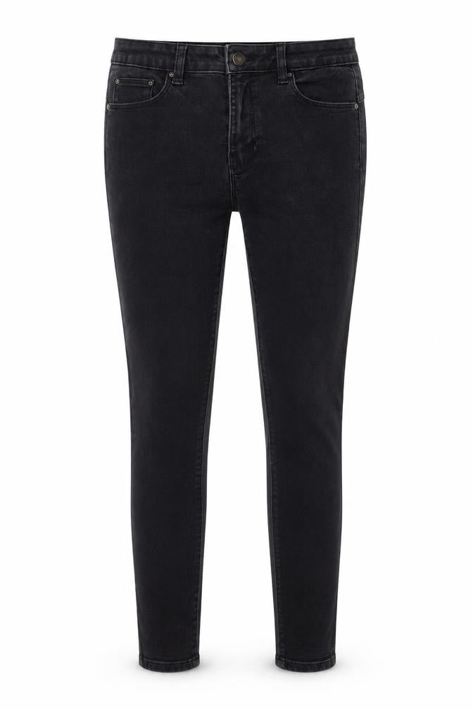 Denim Co. Womens Black  Denim Skinny Jeans Size 12 L30 in