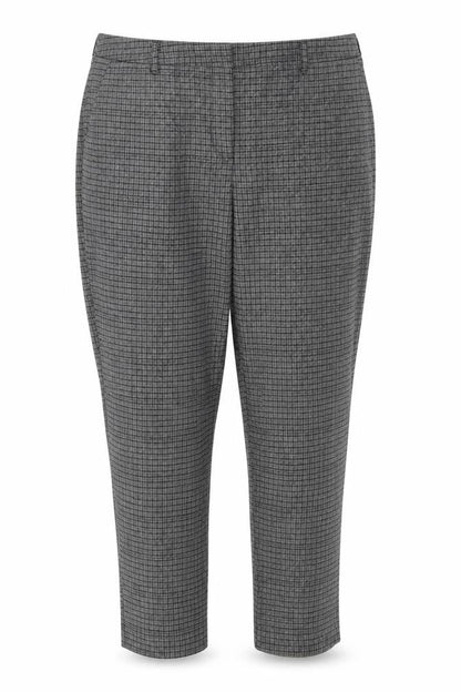 Tue Womens Grey Plaid  Trousers  Size 14 L28 in