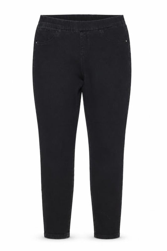Denim Co. Womens Black  Denim Jegging Jeans Size 12 L26 in