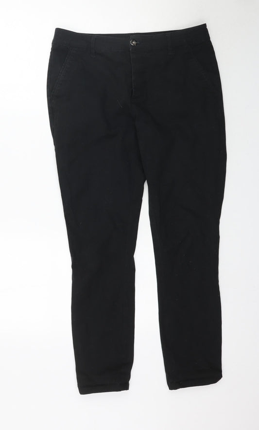 Preworn Womens Black  Denim Skinny Jeans Size 32 L30 in