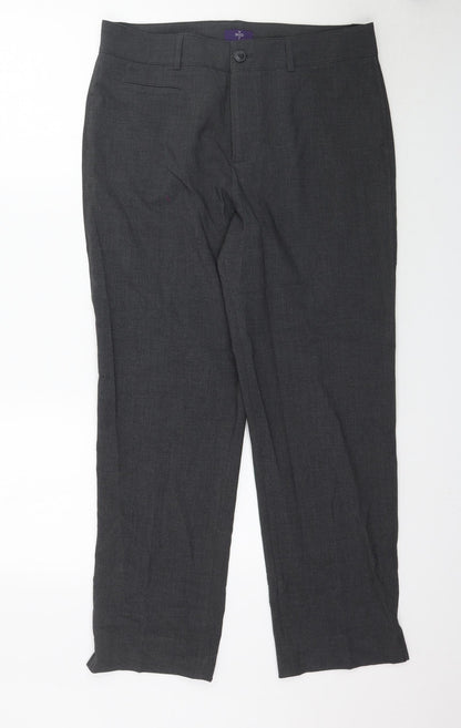 Preworn Womens Grey   Trousers  Size 8 L29 in