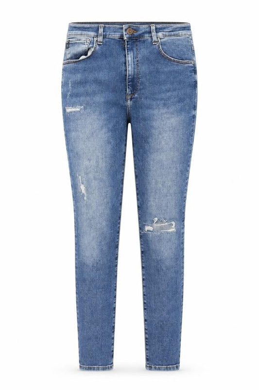 & Denim Womens Blue  Denim Skinny Jeans Size 30 in L29 in