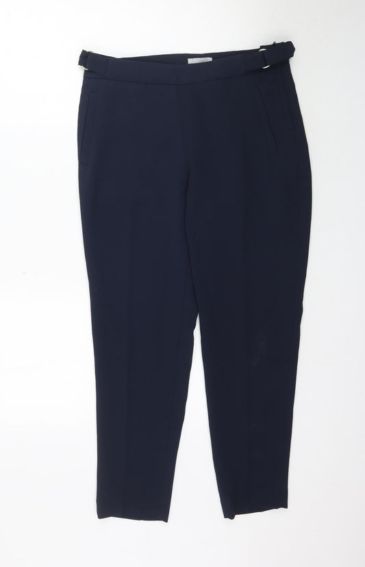 H&M Womens Blue   Trousers  Size 10 L27 in