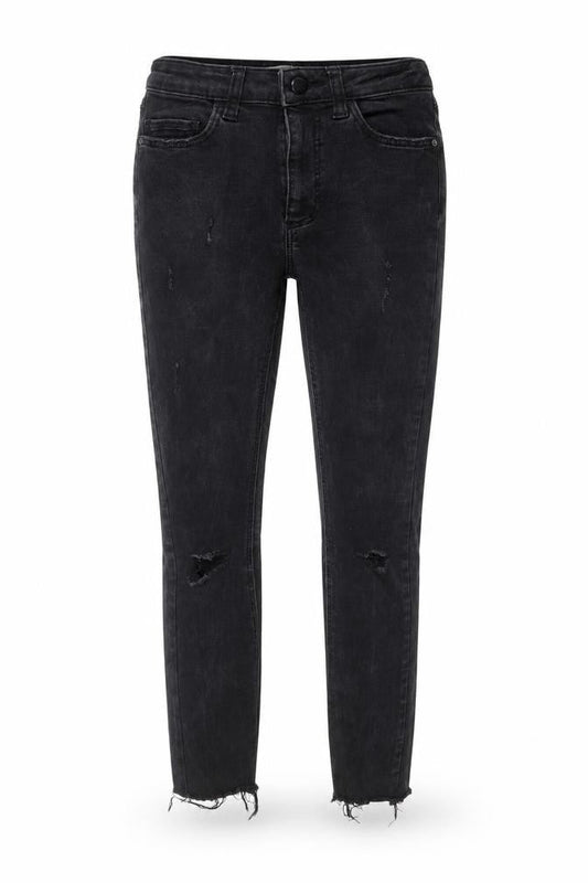 Denim Co. Womens Black  Denim Skinny Jeans Size 4 L25 in
