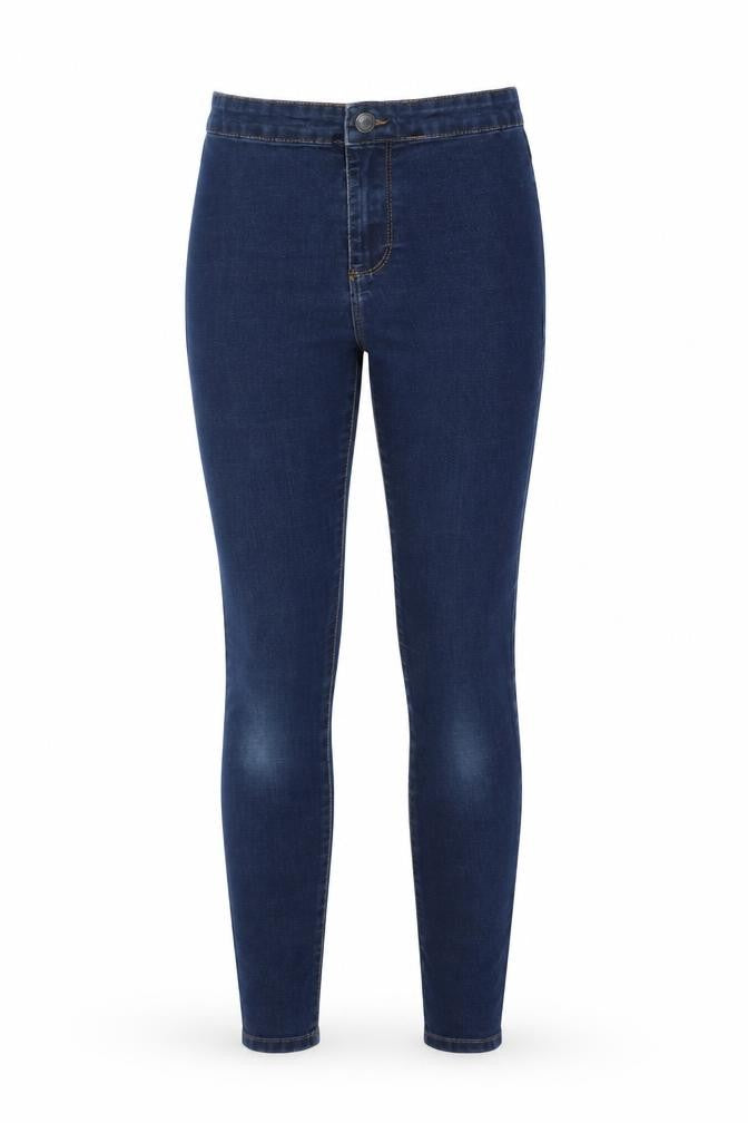 Denim Co. Womens Blue  Denim Skinny Jeans Size 4 L30 in