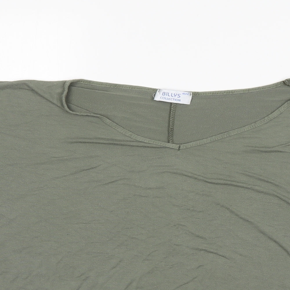 Billys collection Womens Green   Basic Blouse Size 20