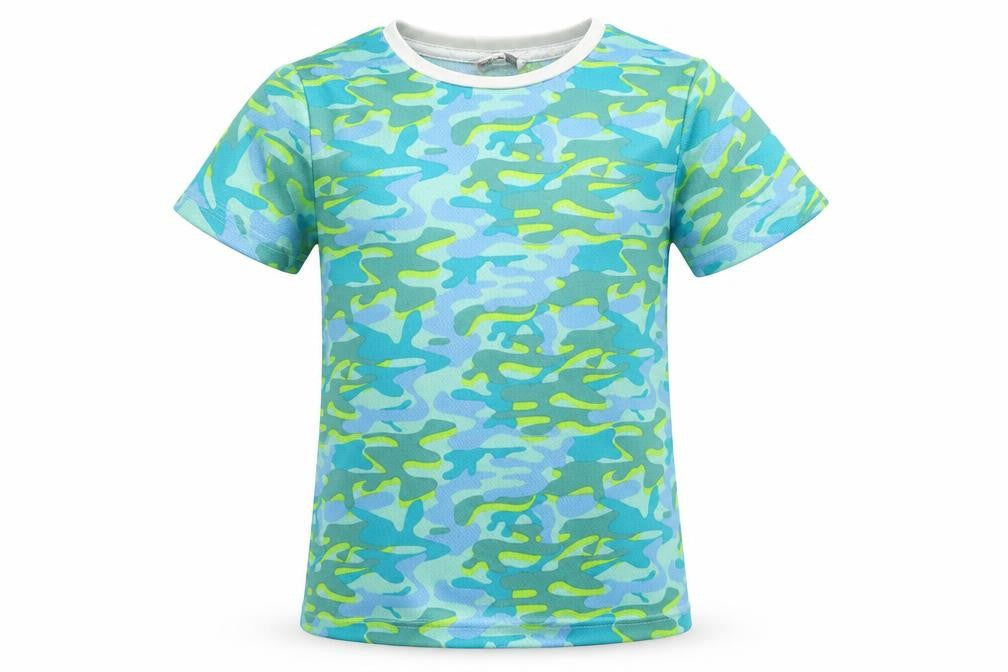 Pep & Co Boys Multicoloured Camouflage  Basic T-Shirt Size 5-6 Years
