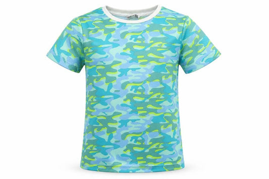 Pep&Co Boys Multicoloured Camouflage  Basic T-Shirt Size 5-6 Years