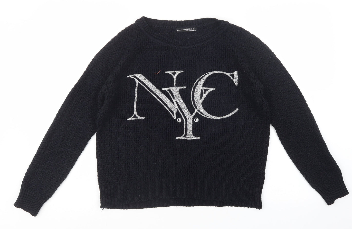 Atmosphere Womens Blue  Knit Pullover Jumper Size 8
