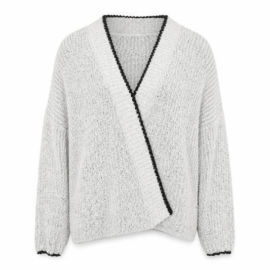Papaya Womens Grey   Cardigan Jumper Size L