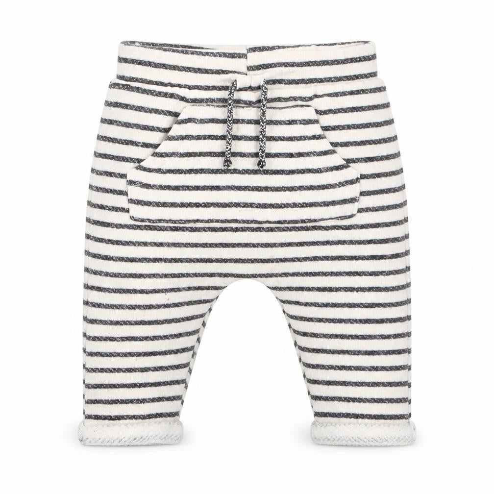 Primark Boys White Striped  Capri Trousers Size 6-9 Months