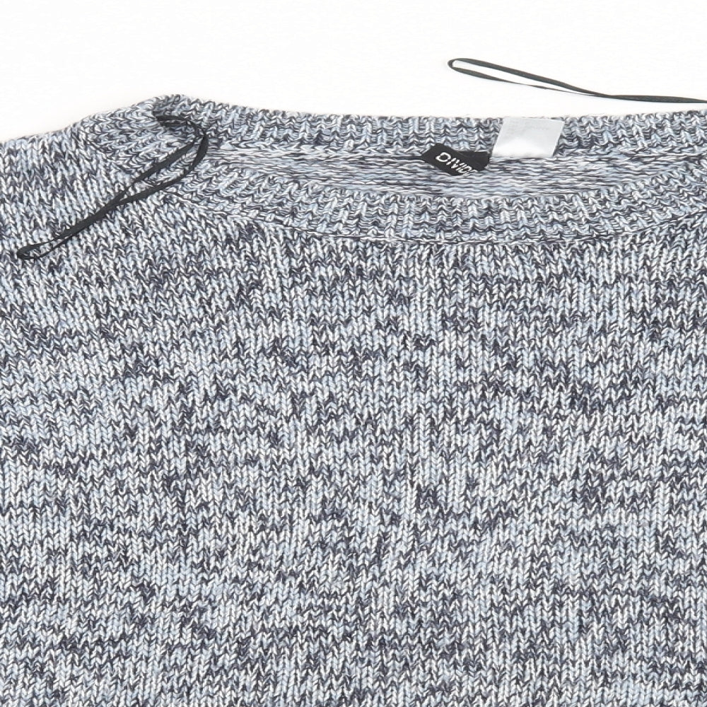 Divided by H&M Womens Blue  Knit Pullover Jumper Size L