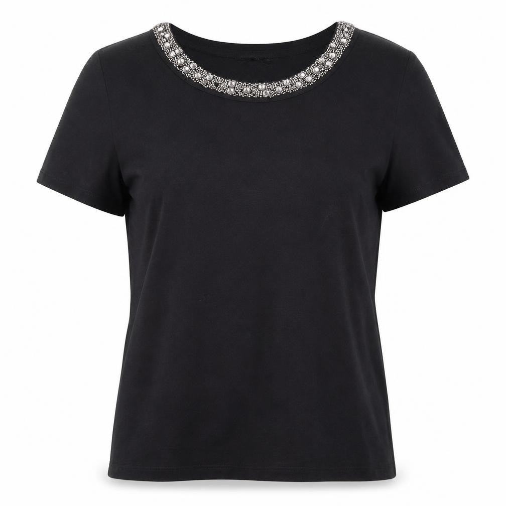 New Look Womens Black   Basic T-Shirt Size 10