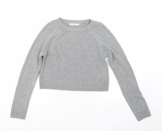 Terranova Womens Grey  Knit Pullover Jumper Size S