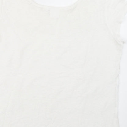 In Wear Womens White   Basic T-Shirt Size S