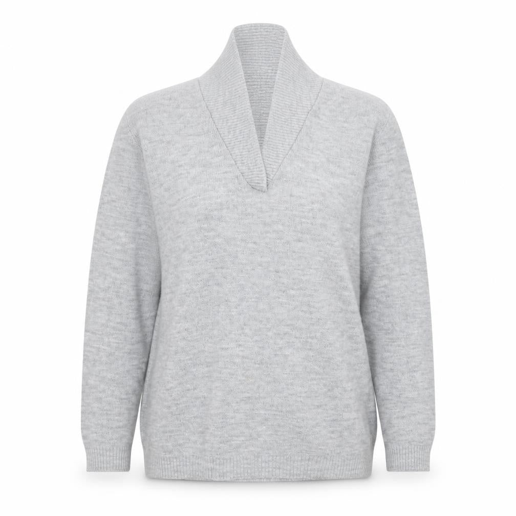 FABRIZIO  Womens Grey  Knit Pullover Jumper Size XL
