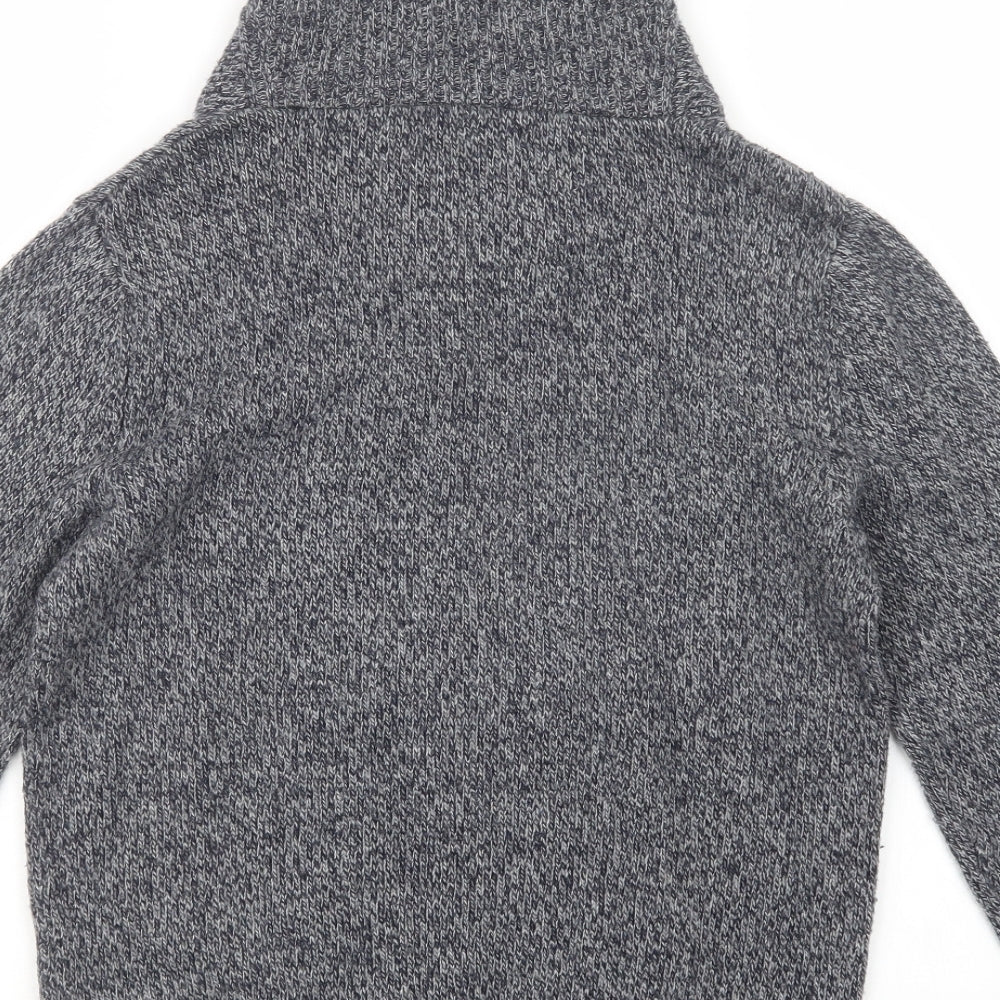 River Island Mens Blue  Knit Pullover Jumper Size XS