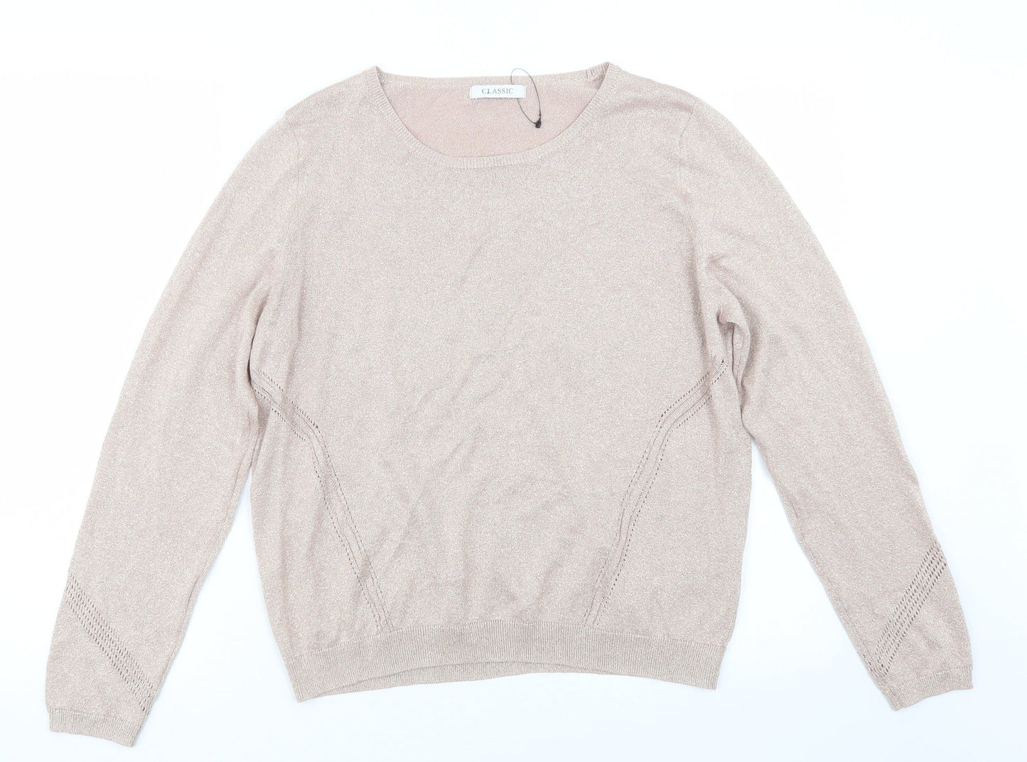 Marks and Spencer Womens Pink   Pullover Jumper Size 16