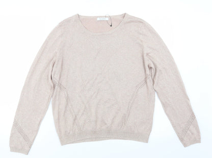 Marks & Spencer Womens Pink   Pullover Jumper Size 16
