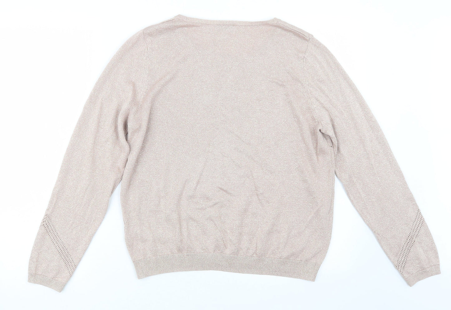 Marks and Spencer Womens Pink   Pullover Jumper Size 16