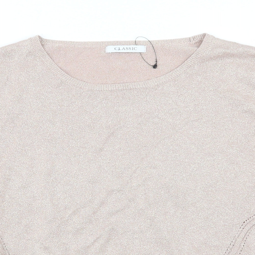 Marks and Spencer Womens Pink   Pullover Jumper Size 16